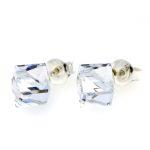 Srebrni uhani s kristali U/8014