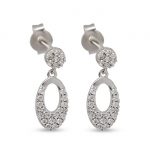 Zlati uhani s cirkonom ZU/8500