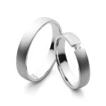 Poročni prstani srebro SP/0013