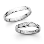 Srebrna poročna prstana - SP/0033