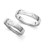 Srebrna poročna prstana - SP/0035